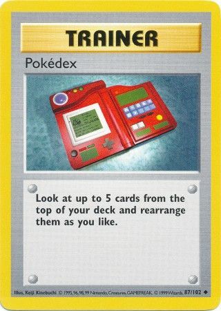 Pokedex (87/102) [Base Set Shadowless Unlimited] | PLUS EV GAMES 