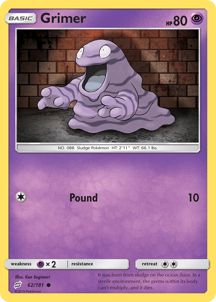 Grimer (62/181) [Sun & Moon: Team Up] | PLUS EV GAMES 