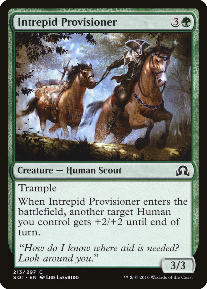 Intrepid Provisioner [Shadows over Innistrad] | PLUS EV GAMES 