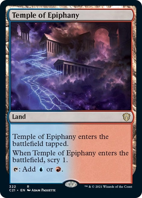 Temple of Epiphany [Commander 2021] | PLUS EV GAMES 