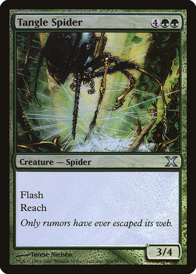 Tangle Spider (Premium Foil) [Tenth Edition] | PLUS EV GAMES 