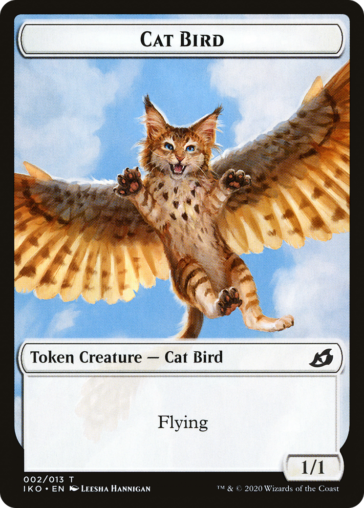 Cat Bird // Spirit Double-Sided Token [Starter Commander Decks] | PLUS EV GAMES 