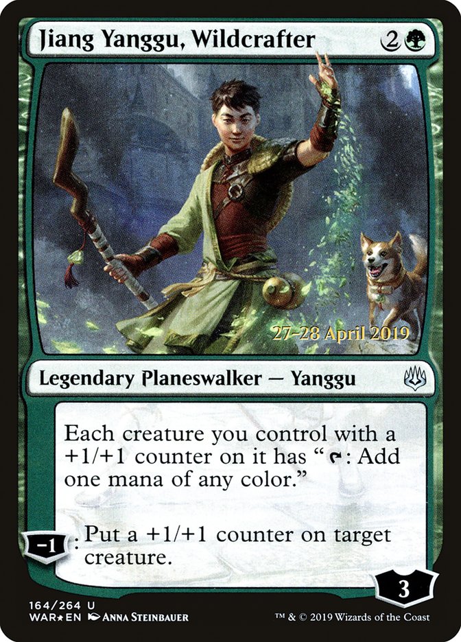 Jiang Yanggu, Wildcrafter  [War of the Spark Prerelease Promos] | PLUS EV GAMES 