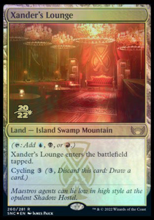 Xander's Lounge [Streets of New Capenna Prerelease Promos] | PLUS EV GAMES 