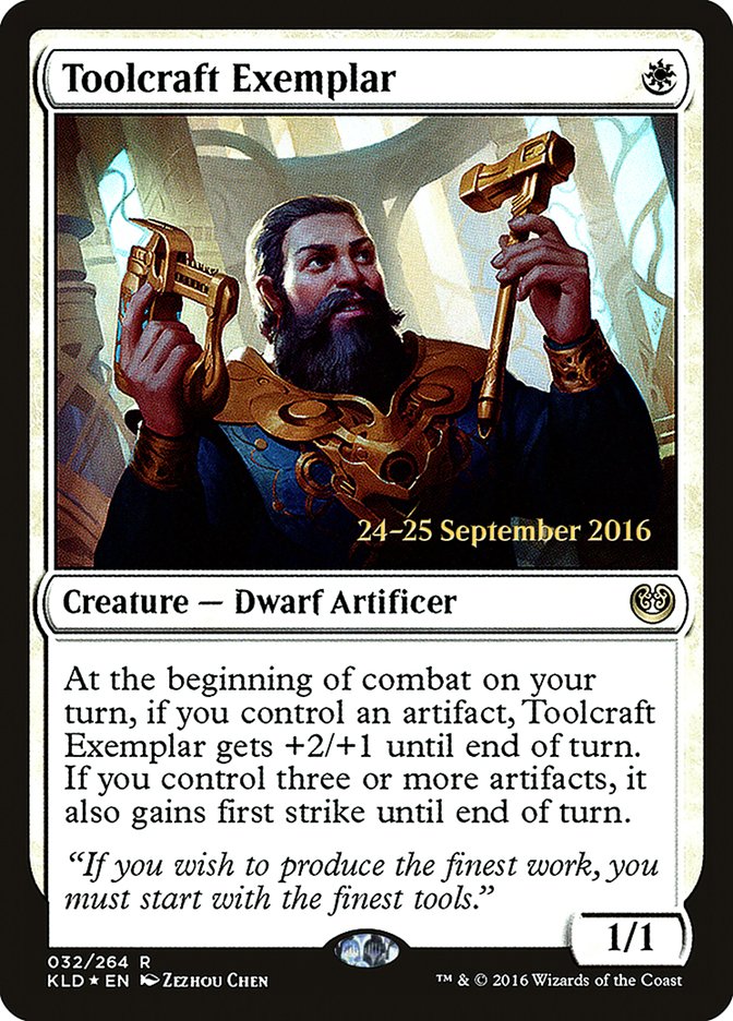 Toolcraft Exemplar  [Kaladesh Prerelease Promos] | PLUS EV GAMES 