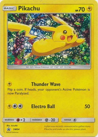 Pikachu (SM04) (General Mills Promo) [Sun & Moon: Black Star Promos] | PLUS EV GAMES 