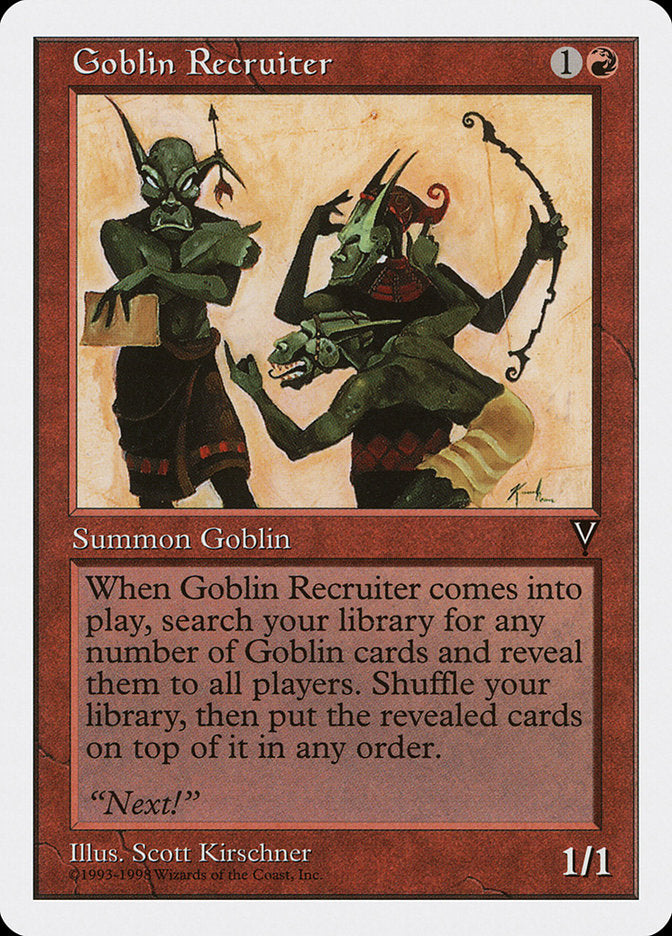 Goblin Recruiter [Anthologies] | PLUS EV GAMES 