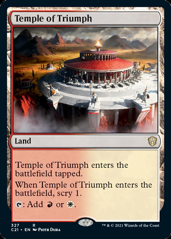 Temple of Triumph [Commander 2021] | PLUS EV GAMES 