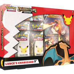 Celebrations: 25th Anniversary - Collection (Lance's Charizard V) | PLUS EV GAMES 