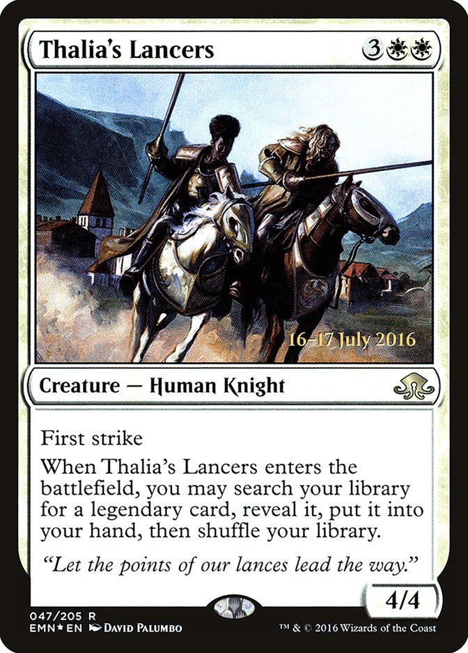 Thalia's Lancers  [Eldritch Moon Prerelease Promos] | PLUS EV GAMES 