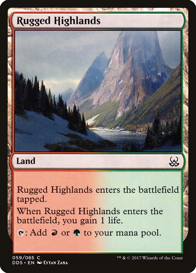 Rugged Highlands [Duel Decks: Mind vs. Might] | PLUS EV GAMES 