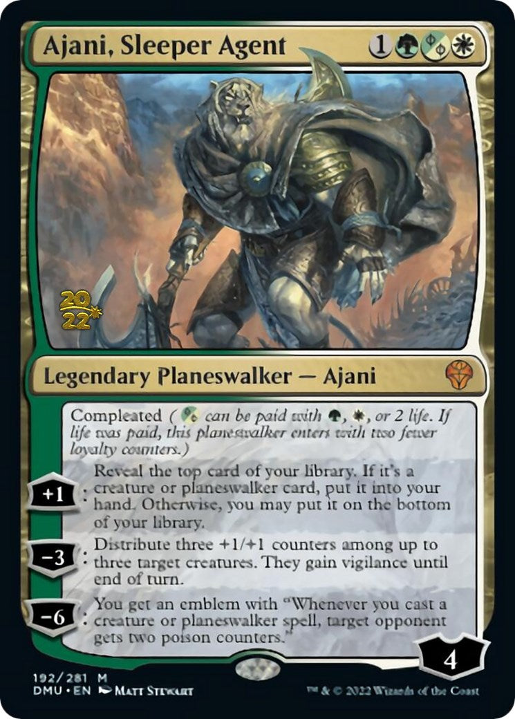 Ajani, Sleeper Agent [Dominaria United Prerelease Promos] | PLUS EV GAMES 