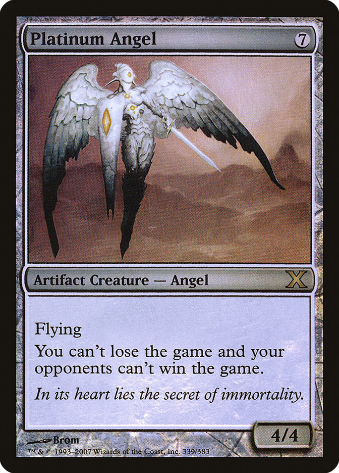Platinum Angel (Premium Foil) [Tenth Edition] | PLUS EV GAMES 