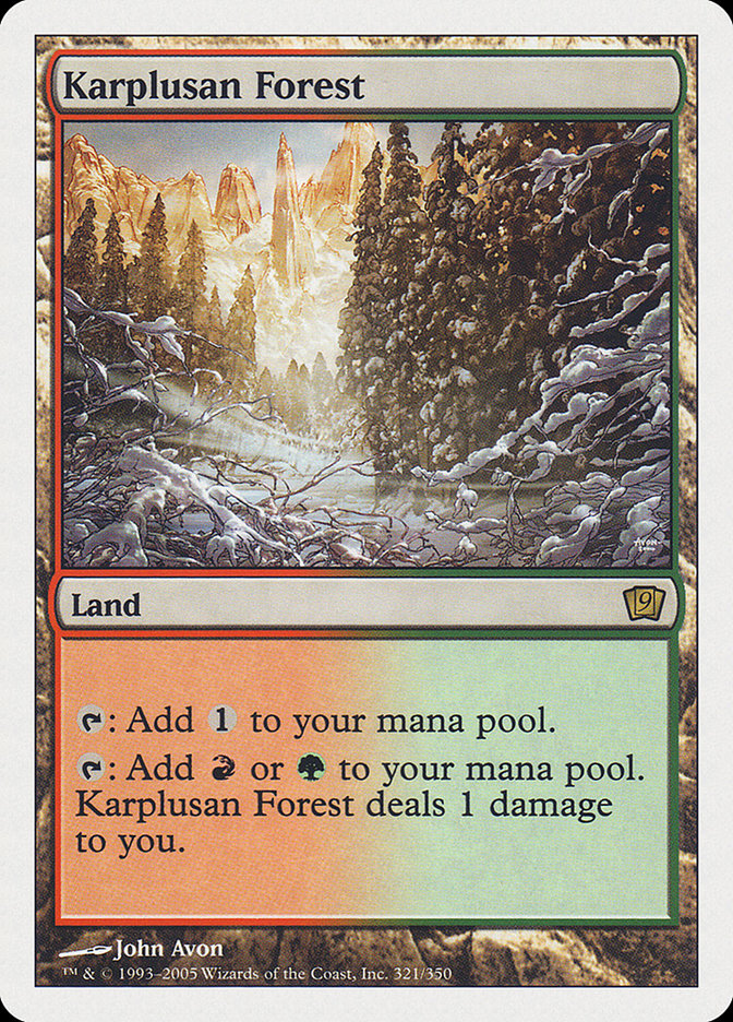 Karplusan Forest [Ninth Edition] | PLUS EV GAMES 