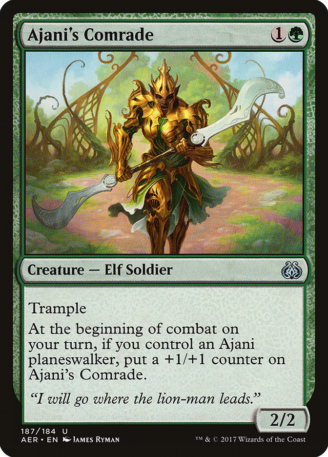 Ajani's Comrade [Aether Revolt] | PLUS EV GAMES 