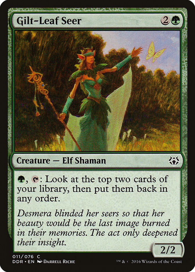 Gilt-Leaf Seer [Duel Decks: Nissa vs. Ob Nixilis] | PLUS EV GAMES 