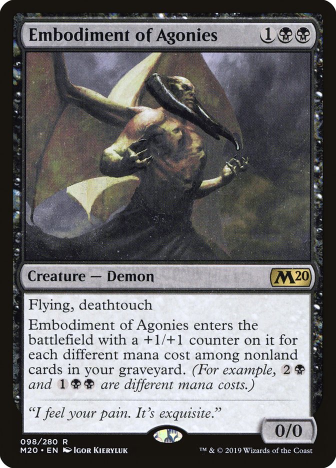 Embodiment of Agonies [Core Set 2020] | PLUS EV GAMES 