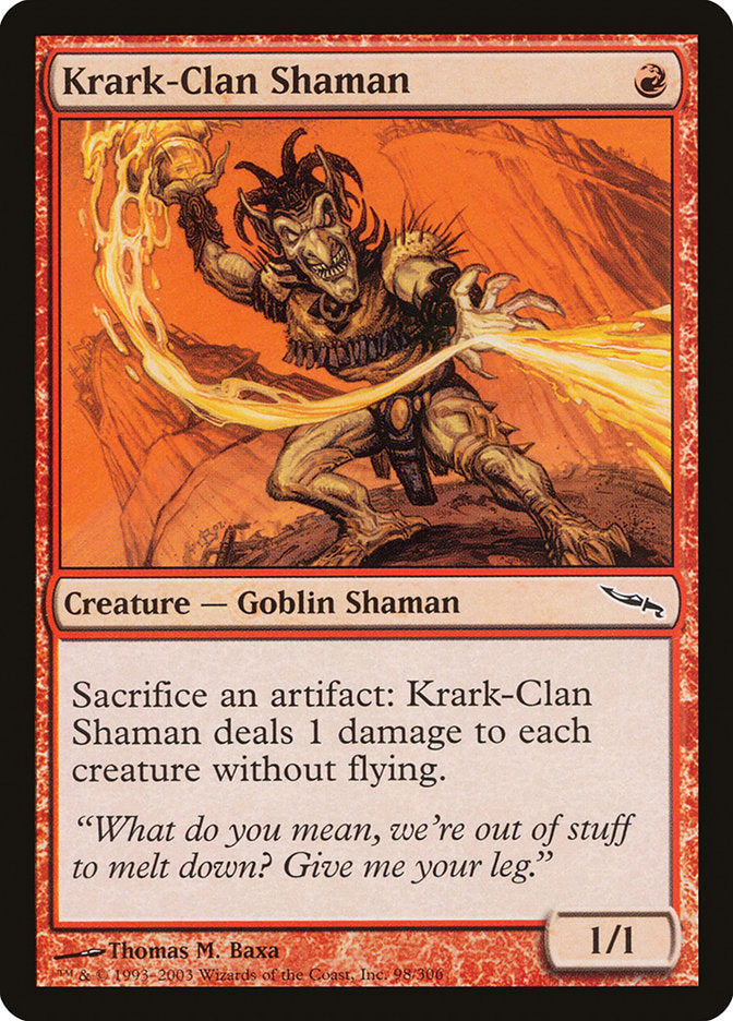 Krark-Clan Shaman [Mirrodin] | PLUS EV GAMES 