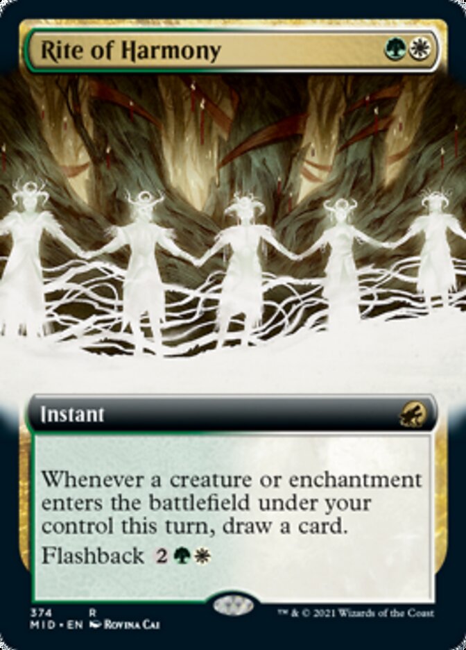 Rite of Harmony (Extended) [Innistrad: Midnight Hunt] | PLUS EV GAMES 