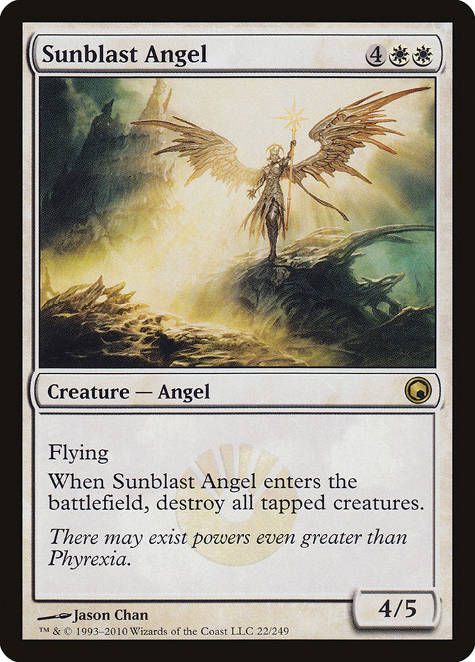 Sunblast Angel [Scars of Mirrodin] | PLUS EV GAMES 