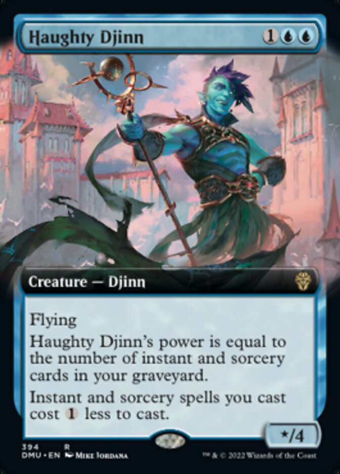 Haughty Djinn (Extended Art) [Dominaria United] | PLUS EV GAMES 