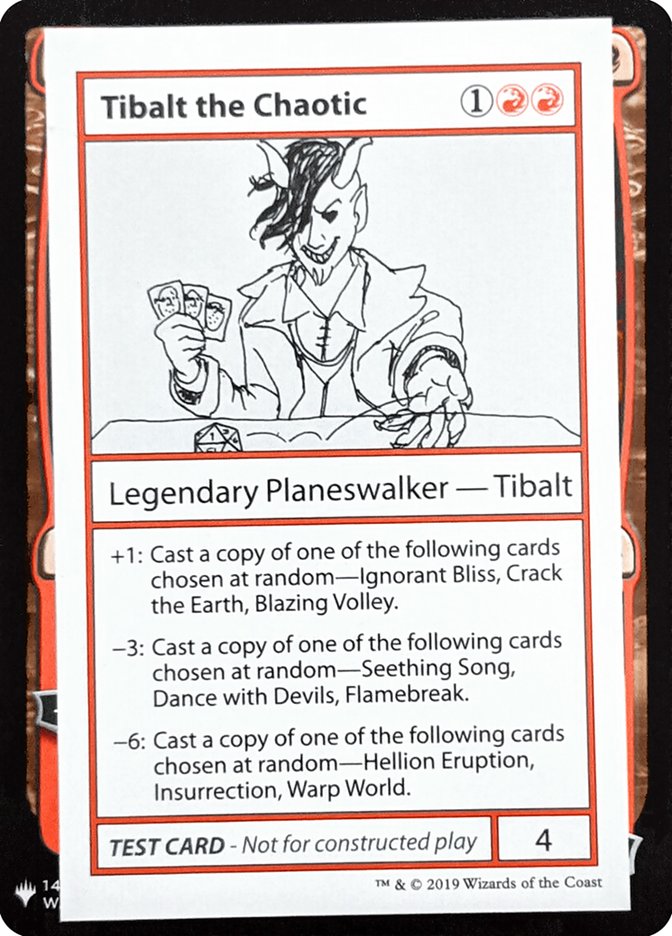 Tibalt the Chaotic [Mystery Booster Playtest Cards] | PLUS EV GAMES 