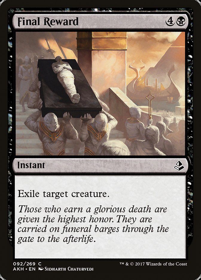 Final Reward [Amonkhet] | PLUS EV GAMES 