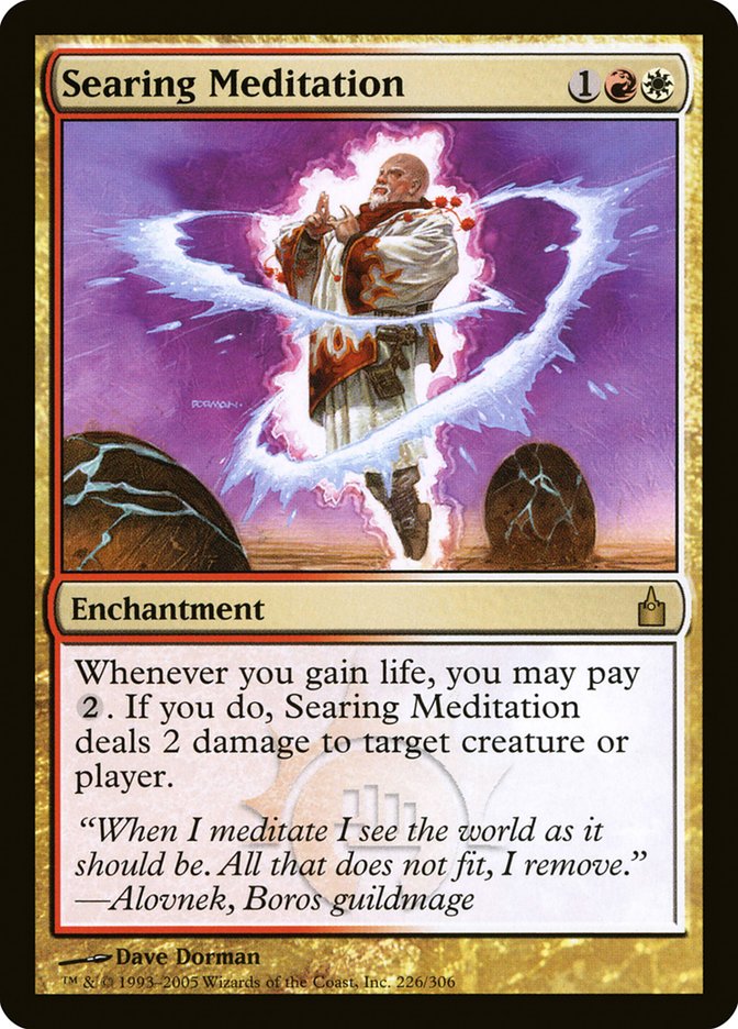 Searing Meditation [Ravnica: City of Guilds] | PLUS EV GAMES 