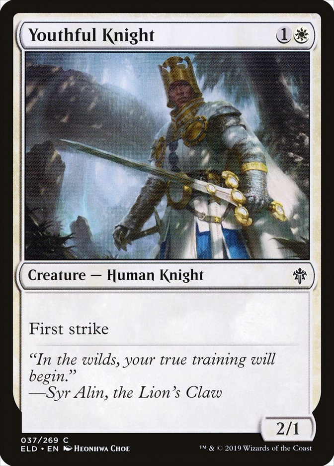 Youthful Knight [Throne of Eldraine] | PLUS EV GAMES 
