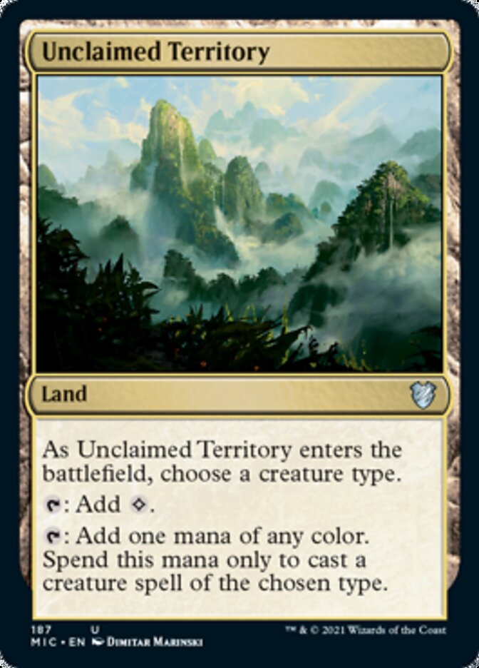 Unclaimed Territory [Innistrad: Midnight Hunt Commander] | PLUS EV GAMES 