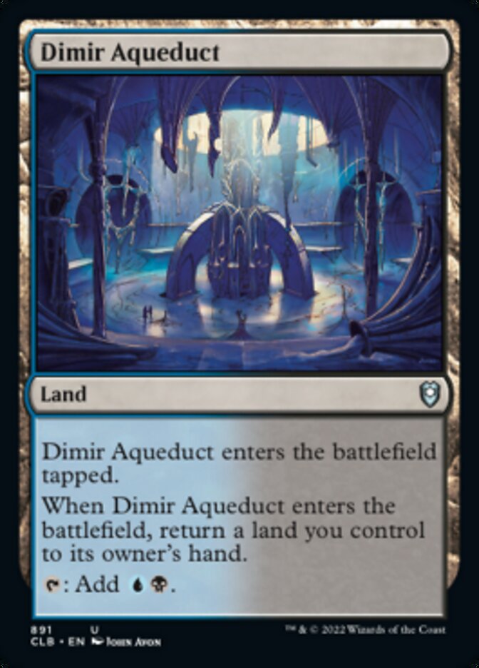 Dimir Aqueduct [Commander Legends: Battle for Baldur's Gate] | PLUS EV GAMES 