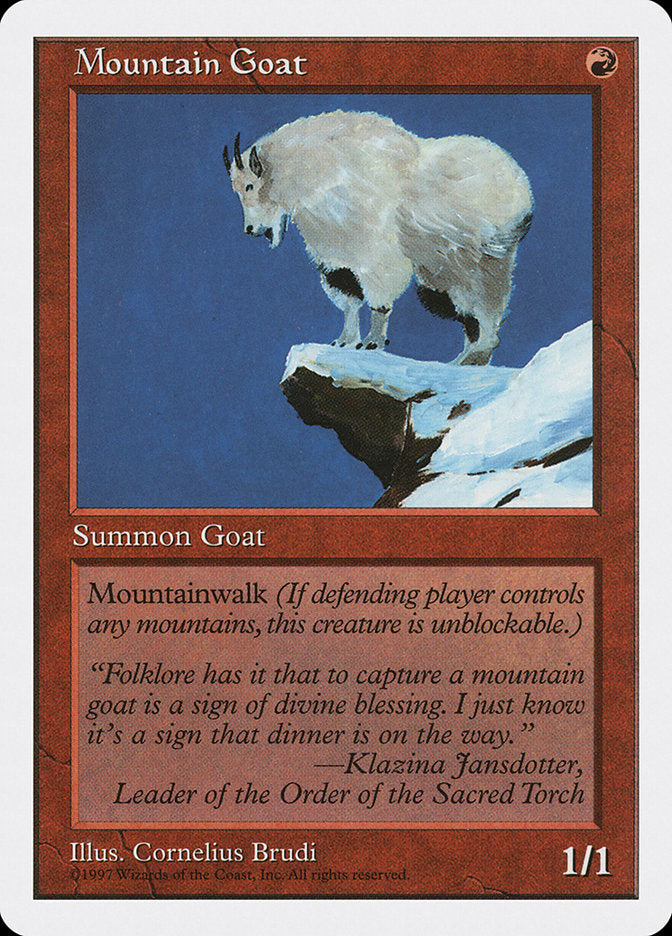 Mountain Goat [Fifth Edition] | PLUS EV GAMES 