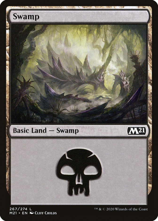 Swamp (267) [Core Set 2021] | PLUS EV GAMES 