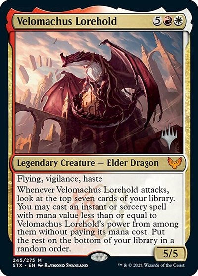 Velomachus Lorehold (Promo Pack) [Strixhaven: School of Mages Promos] | PLUS EV GAMES 