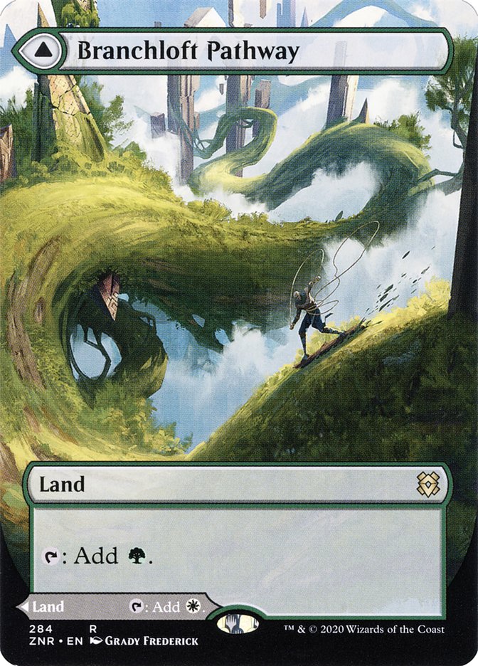 Branchloft Pathway // Boulderloft Pathway (Extended) [Zendikar Rising Extended Art] | PLUS EV GAMES 