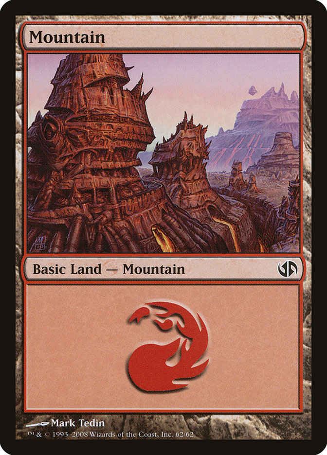 Mountain (62) [Duel Decks: Jace vs. Chandra] | PLUS EV GAMES 