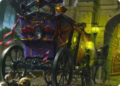 Honeymoon Hearse Art Card [Innistrad: Crimson Vow Art Series] | PLUS EV GAMES 