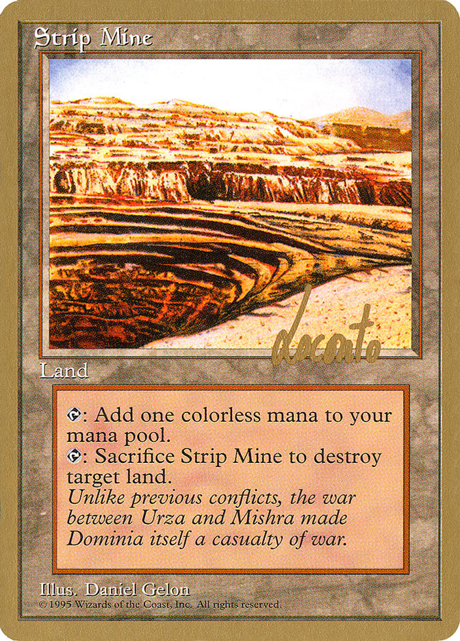 Strip Mine (Michael Loconto) [Pro Tour Collector Set] | PLUS EV GAMES 