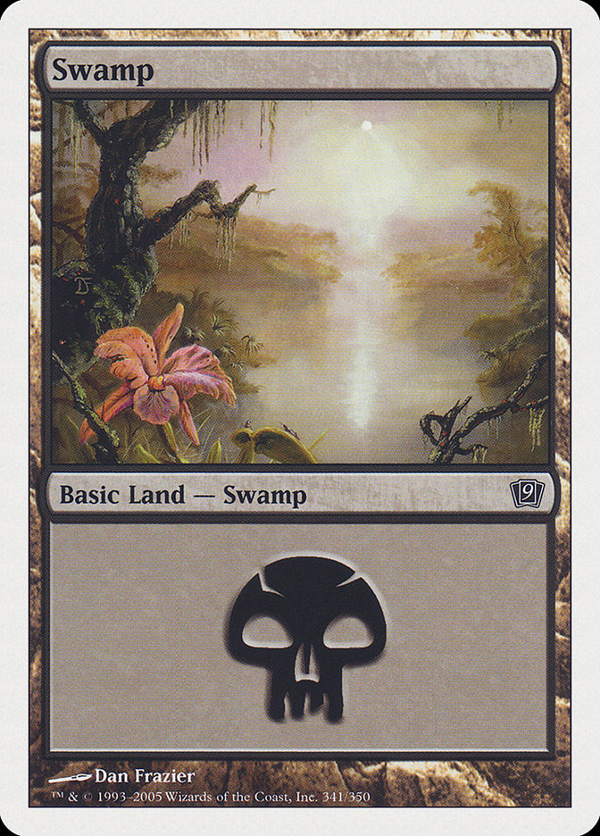 Swamp (341) [Ninth Edition] | PLUS EV GAMES 