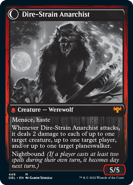 Volatile Arsonist // Dire-Strain Anarchist [Innistrad: Double Feature] | PLUS EV GAMES 