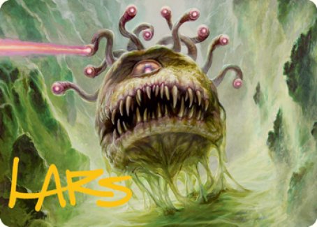 Beholder Art Card (Gold-Stamped Signature) [Dungeons & Dragons: Adventures in the Forgotten Realms Art Series] | PLUS EV GAMES 