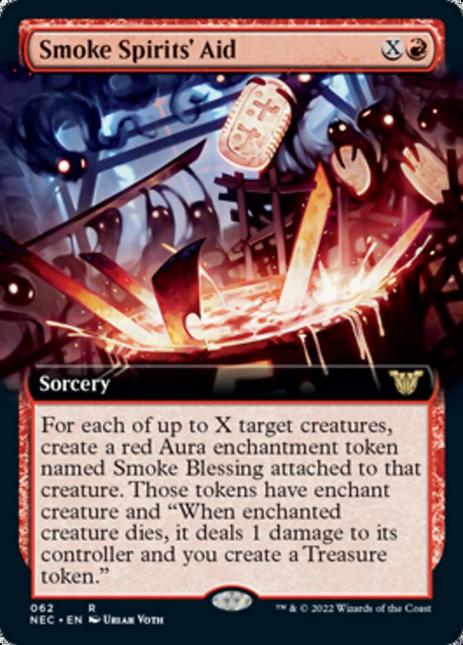 Smoke Spirits' Aid (Extended) [Kamigawa: Neon Dynasty Commander] | PLUS EV GAMES 