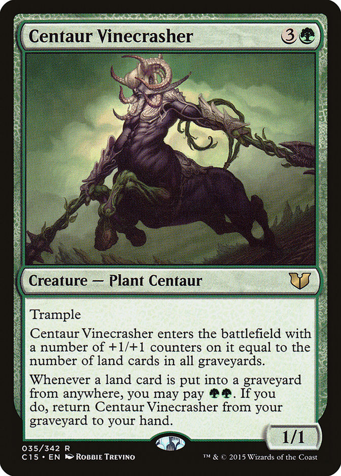 Centaur Vinecrasher [Commander 2015] | PLUS EV GAMES 