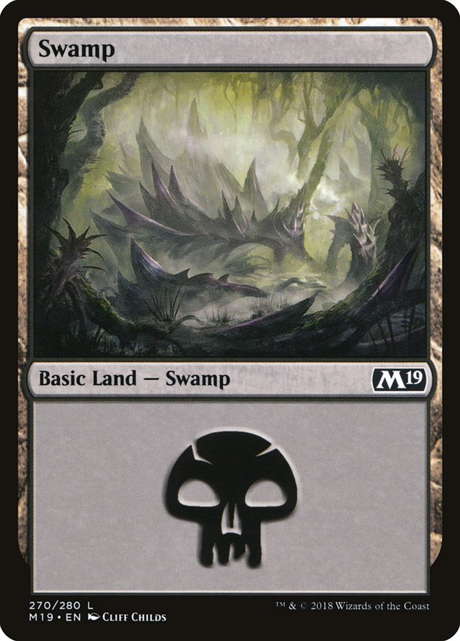 Swamp (270) [Core Set 2019] | PLUS EV GAMES 