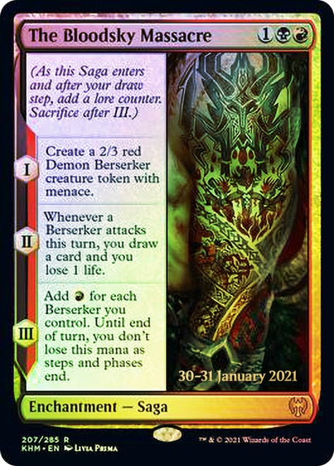 The Bloodsky Massacre [Kaldheim Prerelease Promos] | PLUS EV GAMES 