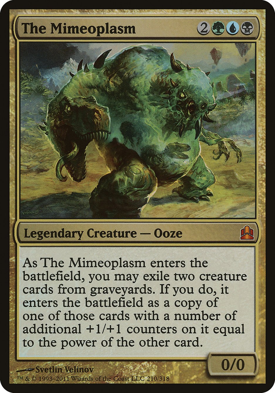 The Mimeoplasm (Oversized) [Commander 2011 Oversized] | PLUS EV GAMES 