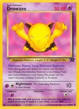 Drowzee (54/82) [Team Rocket] | PLUS EV GAMES 