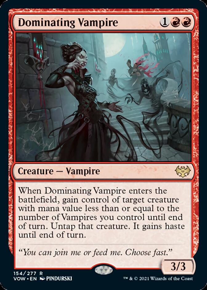 Dominating Vampire [Innistrad: Crimson Vow] | PLUS EV GAMES 