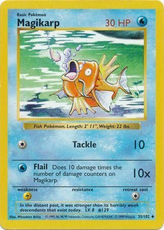 Magikarp (35/102) [Base Set (Shadowless)] | PLUS EV GAMES 