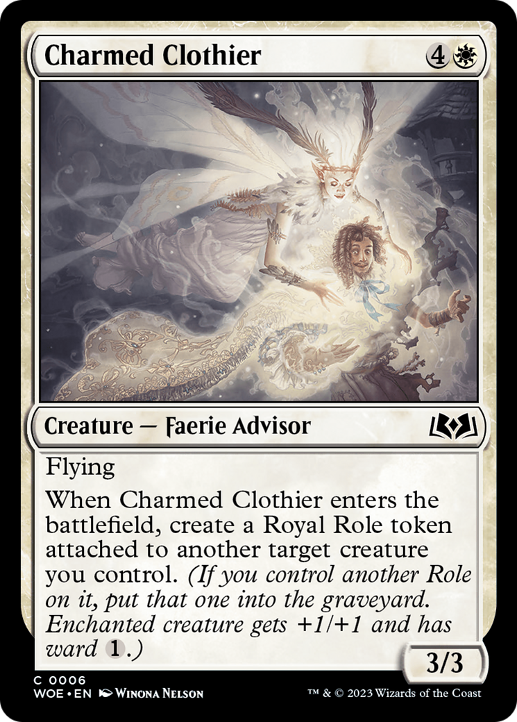 Charmed Clothier [Wilds of Eldraine] | PLUS EV GAMES 